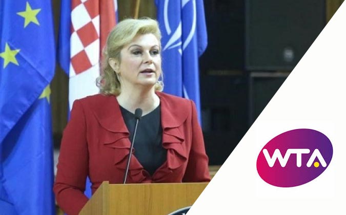 Croatian President sponsor of WTA Bol