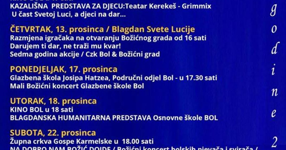 Prosinac u Bolu