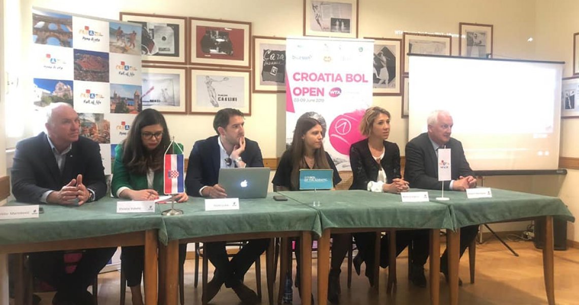 Press conference for the WTA Croatia Bol Open in Milan