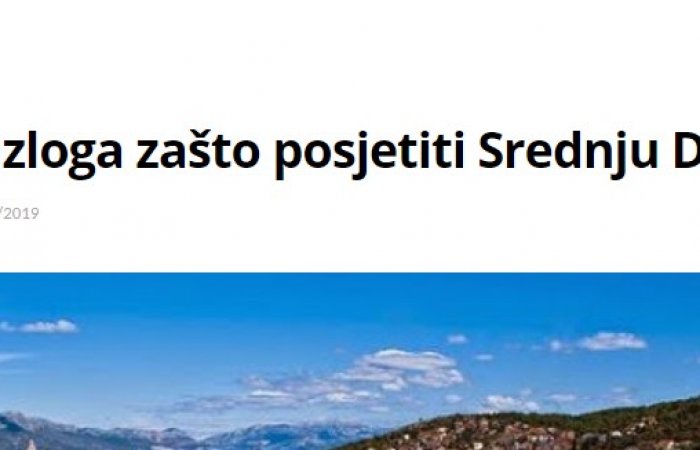 Deset razloga zašto posjetiti Srednju Dalmaciju