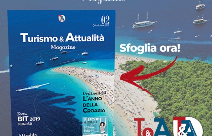 Zlatni rat na naslovnici časopisa Turismo&Attualita