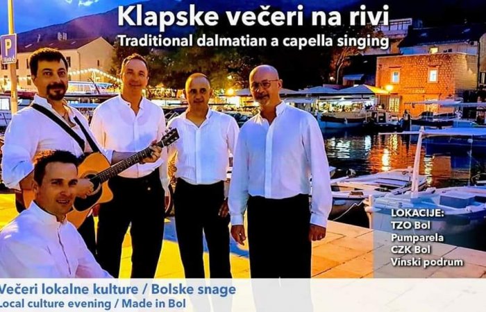 Klapske večeri na bolskoj rivi